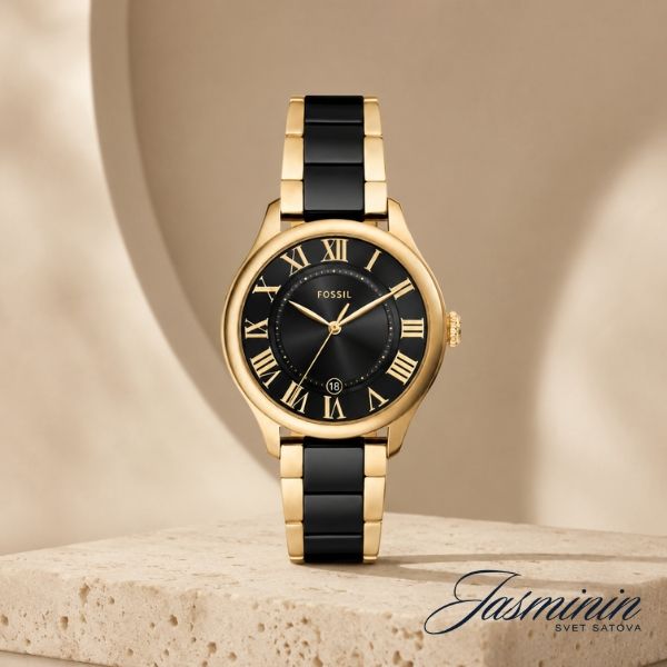 Crno zlatni ženski sat Fossil CE1132